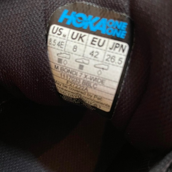 HOKA Men's Black Athletic Shoes - Picture 3 of 4